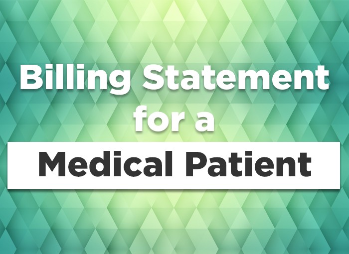 How Do You Send A Billing Statement To A Medical Patient?