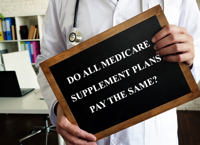Do all Medicare supplement plans pay the same?