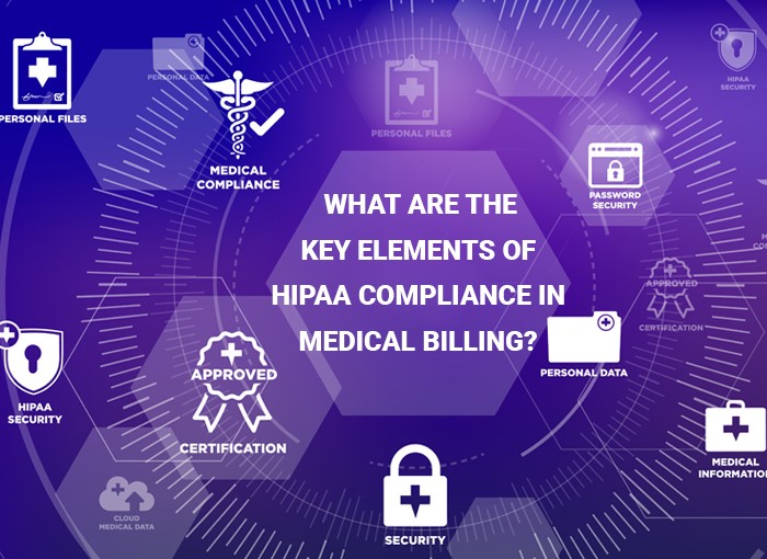 What are the key elements of HIPAA compliance in medical billing?