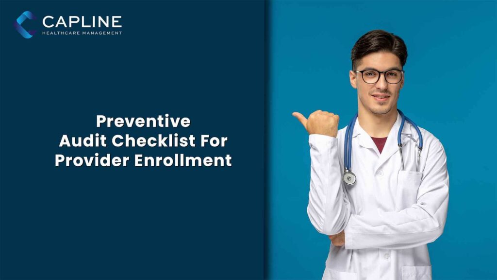 Preventive Audit Checklist for Provider Enrollment